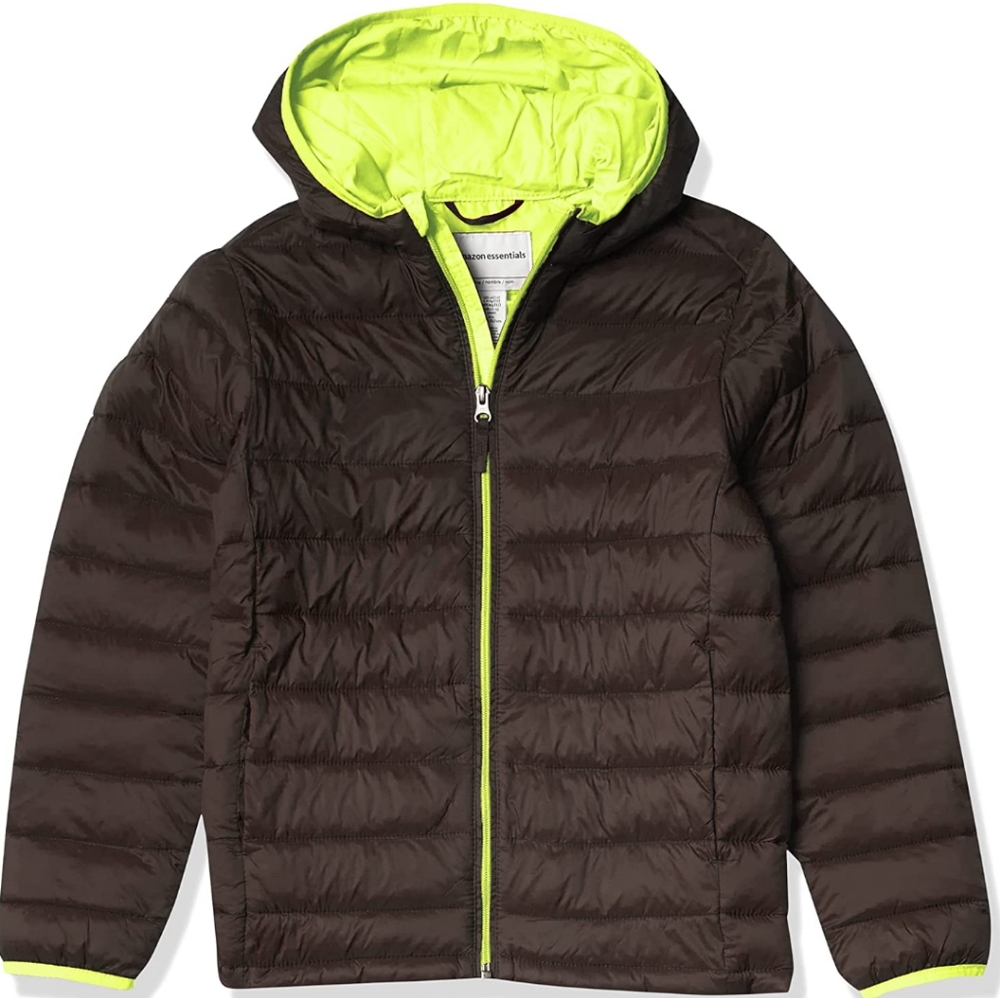 Light jacket with hood from Amazon Essentials, sz. 14-16 girls.